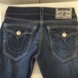 34 True Religion Straight Jeans